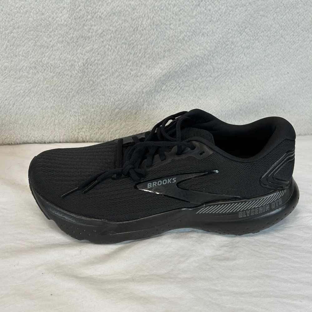 Brooks Glycerin GTS 21 Mens Running Shoes Black Low Top Sneaker Size 12 - Picture 14 of 16